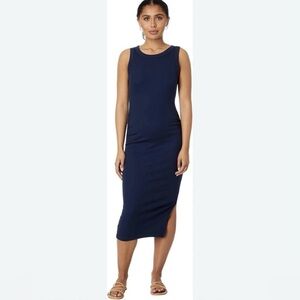 Michael Stars Wren Nocturnal Blue Ruched Tank Dress, Good Condition.